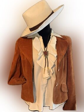 Gassy Jack rust suede vintage jacket